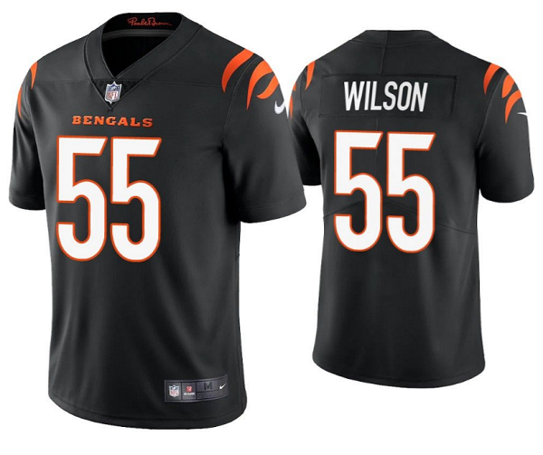Men's Black Cincinnati Bengals #34 Samaje Perine 2021 New Vapor Untouchable Limited Stitched Jersey